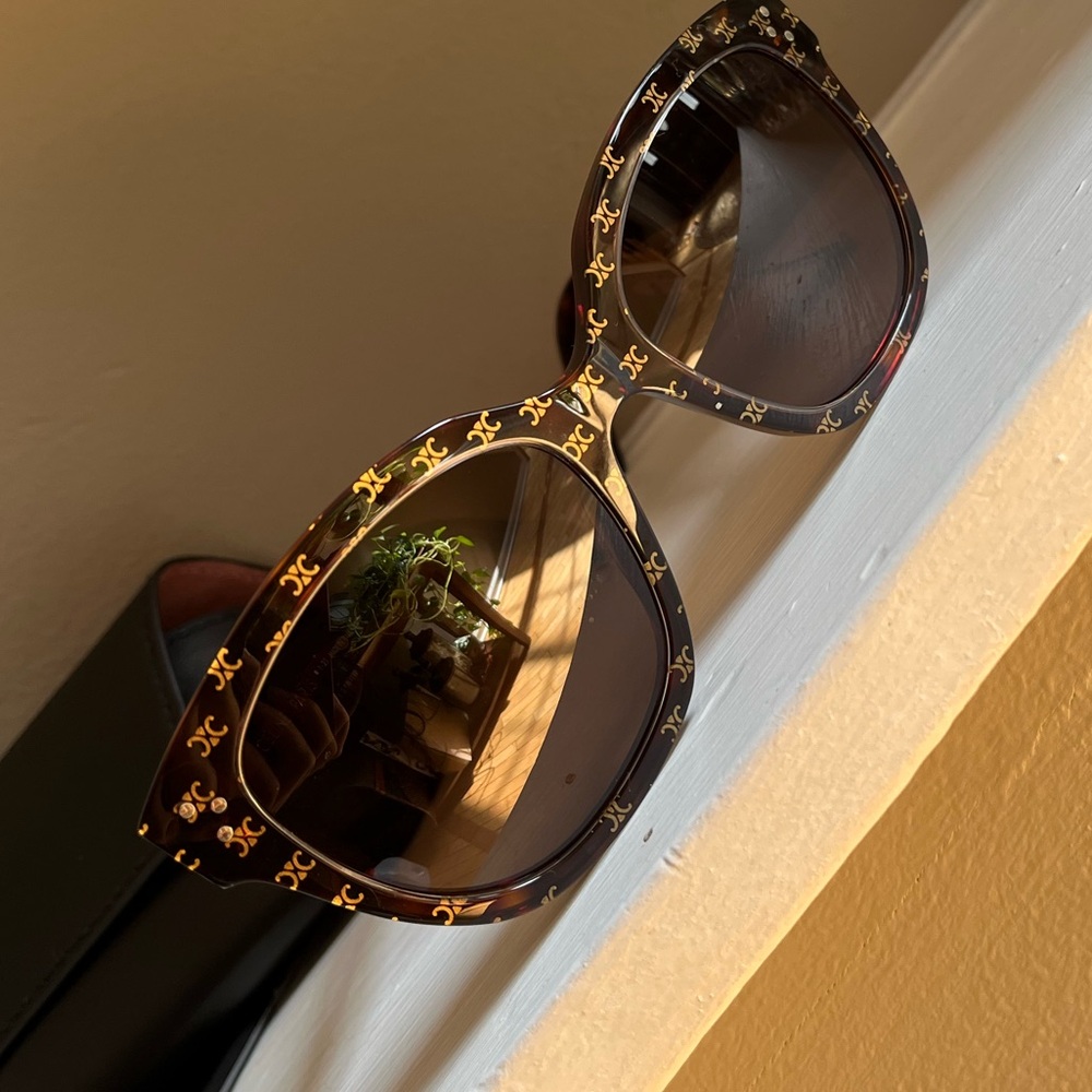 Celine 55mm Gradient Round Sunglasses - Picture 8 of 9